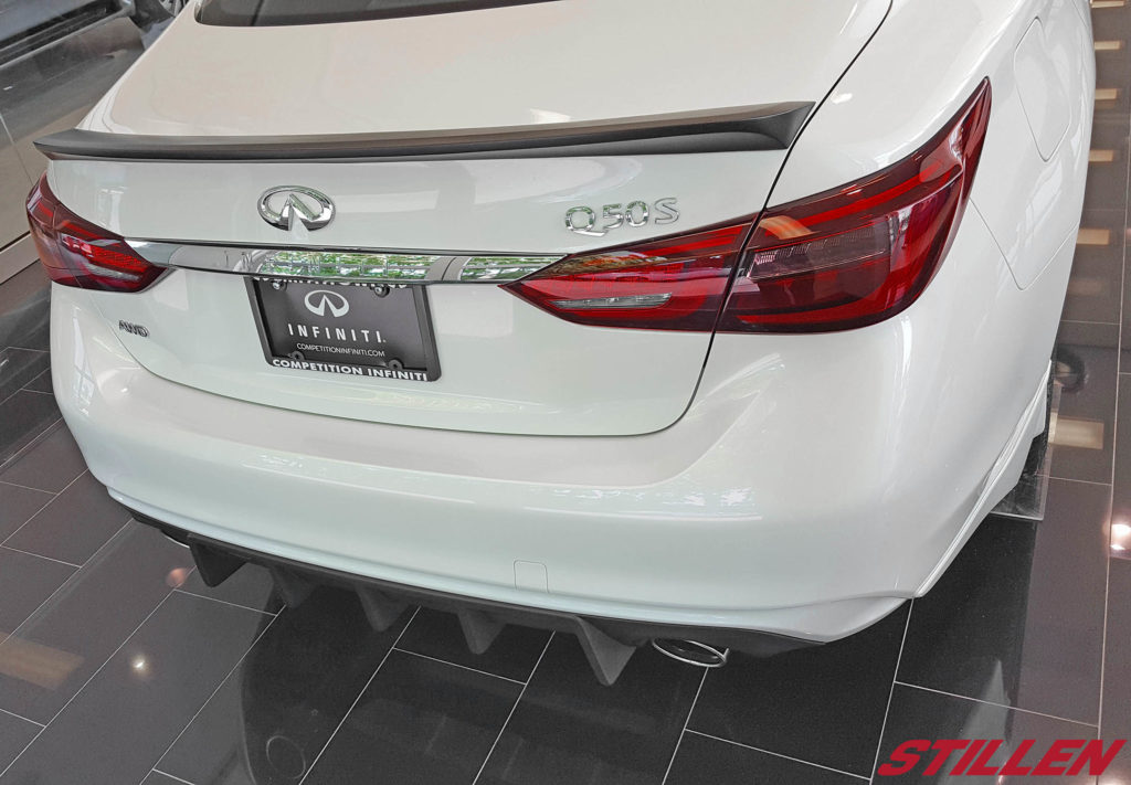 2018 Infiniti Q50 STILLEN Diffuser Splitter Spoiler (3)