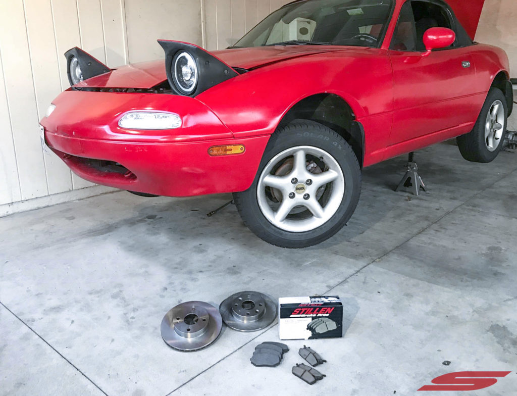 Diy Stillen Brake Pads Rotors With Project Na Miata Stillen