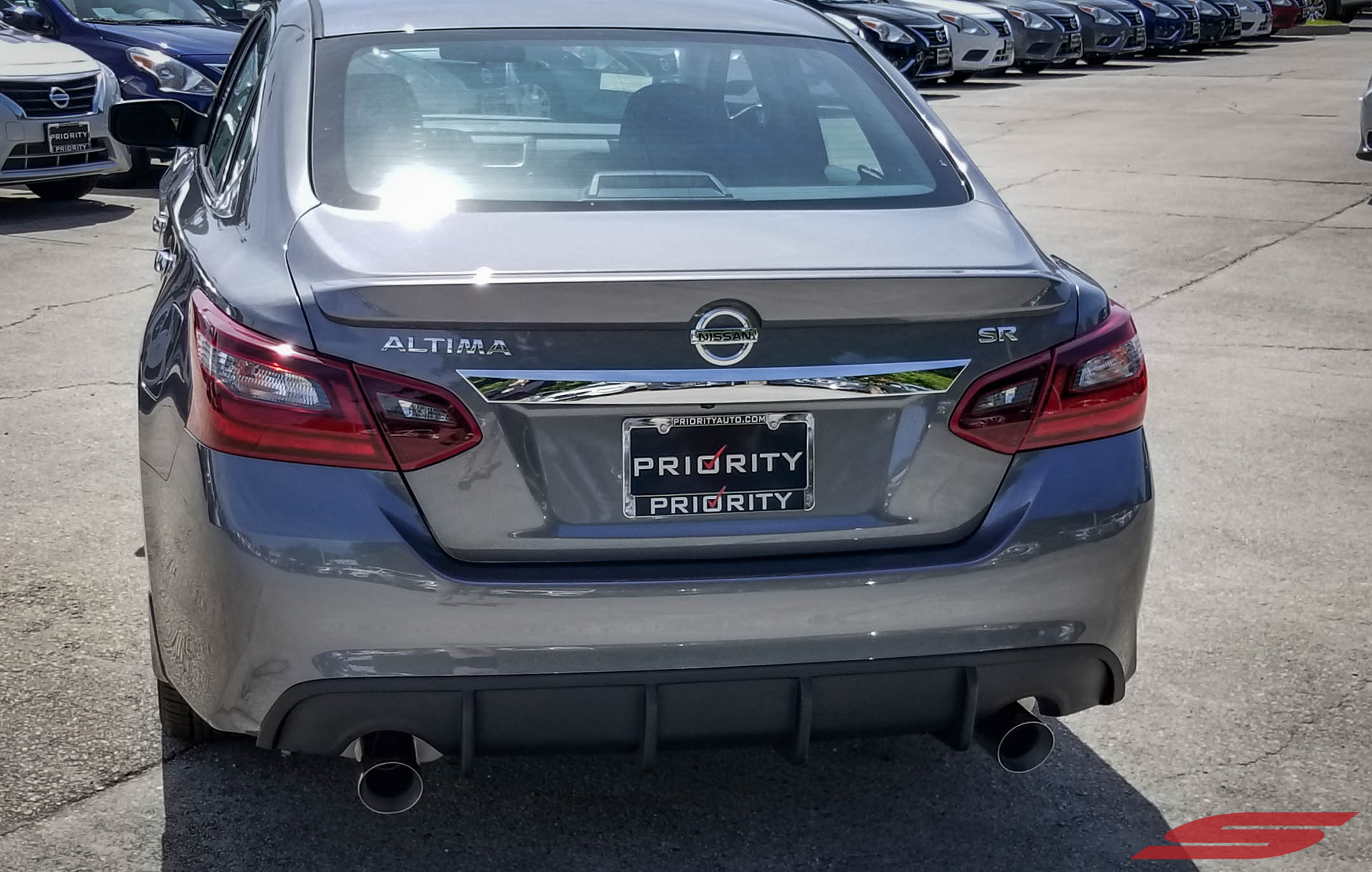 2018 Nissan Altima SR STILLEN Rear Diffuser Exhaust at Priority Nissan