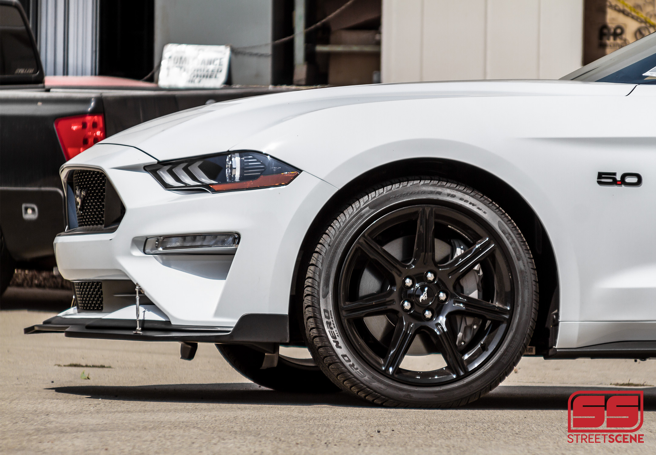 2018-2019 Ford Mustang GT Front Splitter from Street Scene