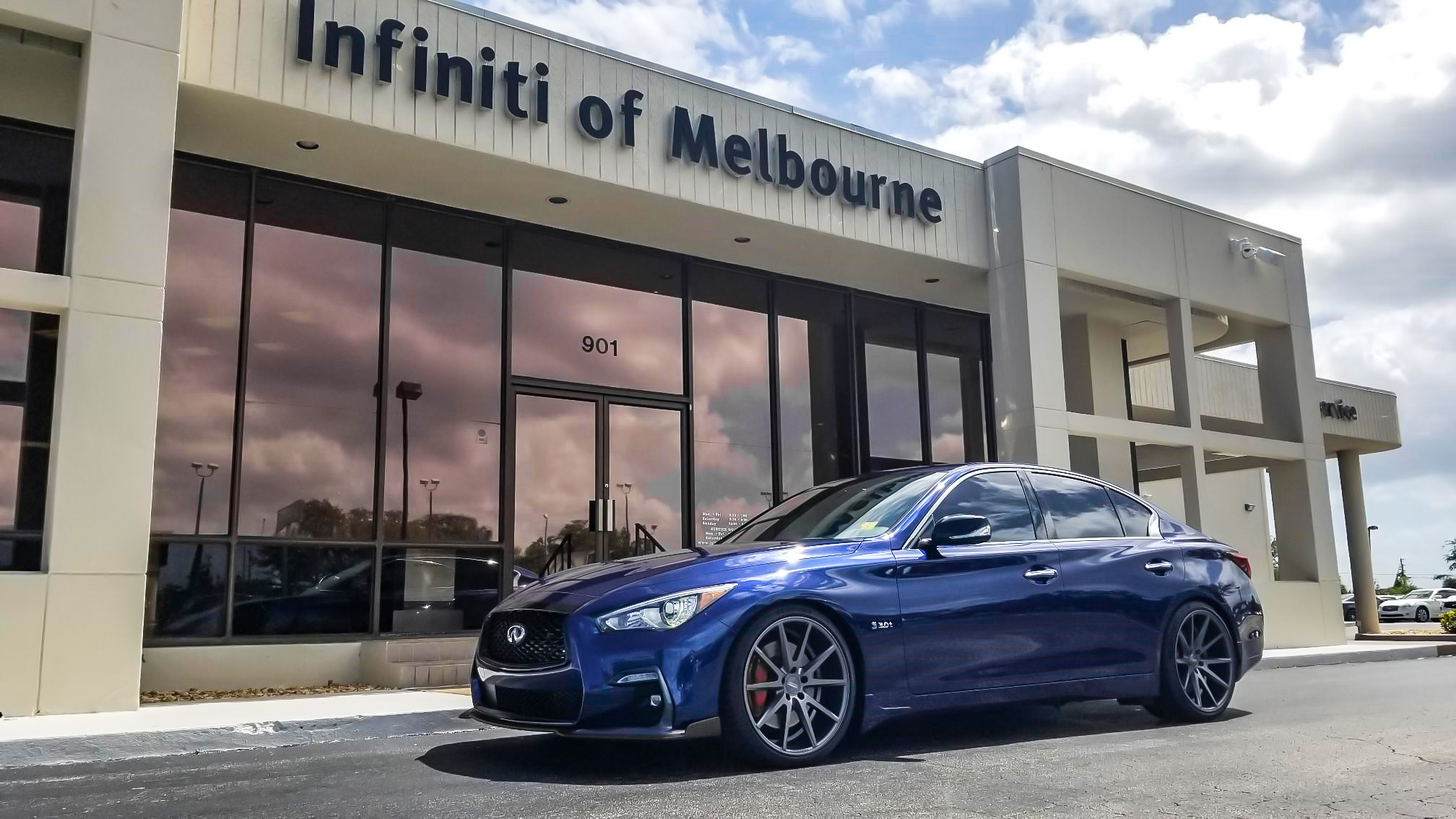 Infiniti of Melbourne 2019 Infiniti Q50 3.0t Red Sport - STILLEN Performance and Body Styling