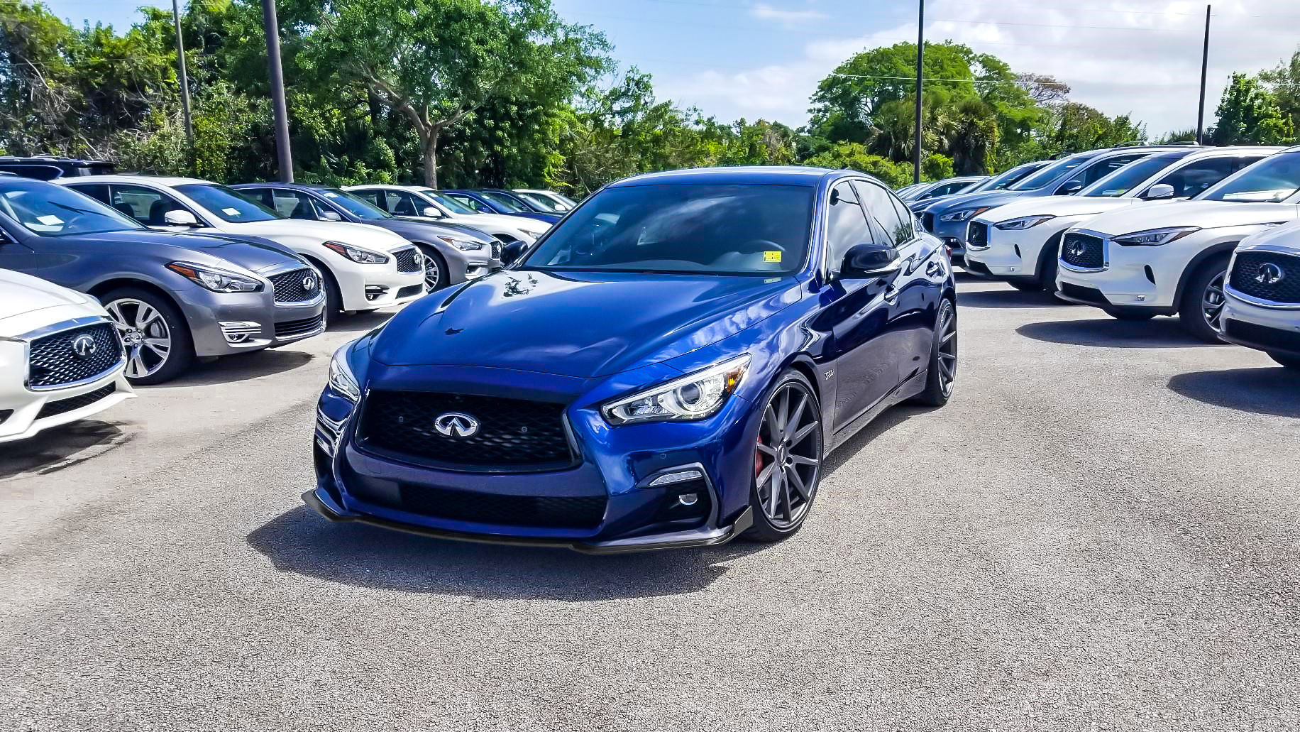 Infiniti of Melbourne 2019 Infiniti Q50 3.0t Red Sport - STILLEN Performance and Body Styling