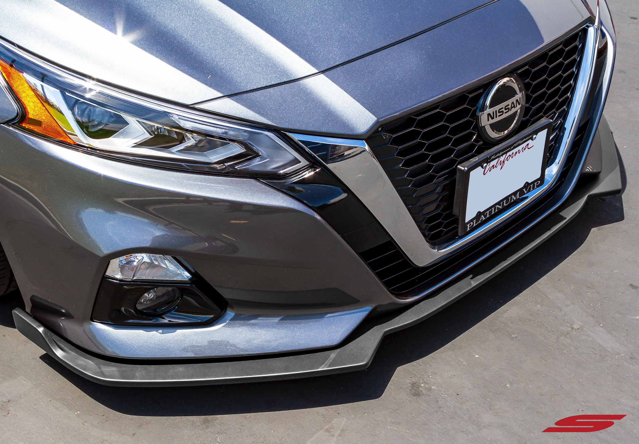 2019+ Nissan Altima STILLEN Front Splitter [Matte Black] - KB13153