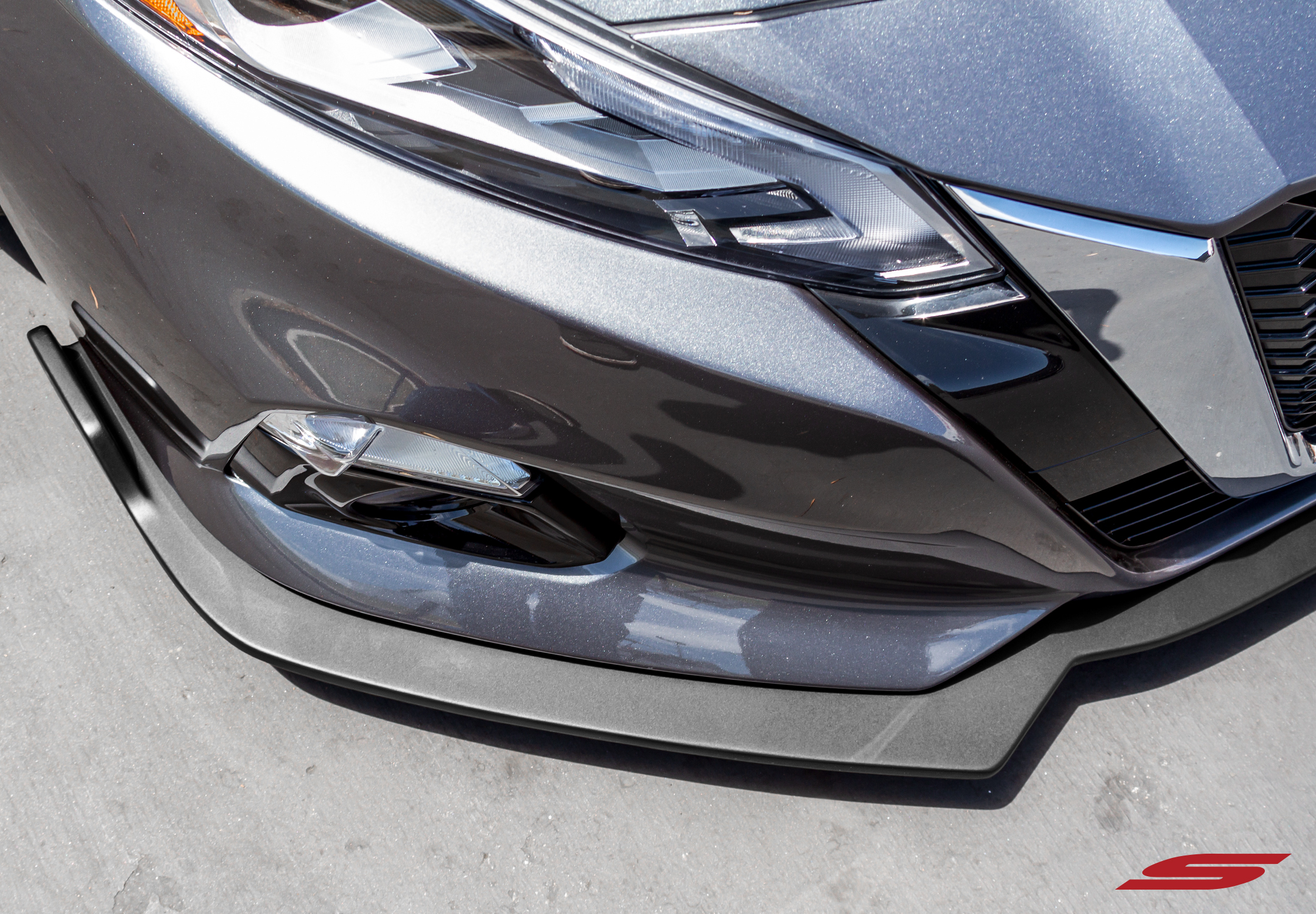 2019+ Nissan Altima STILLEN Front Splitter [Matte Black] - KB13153