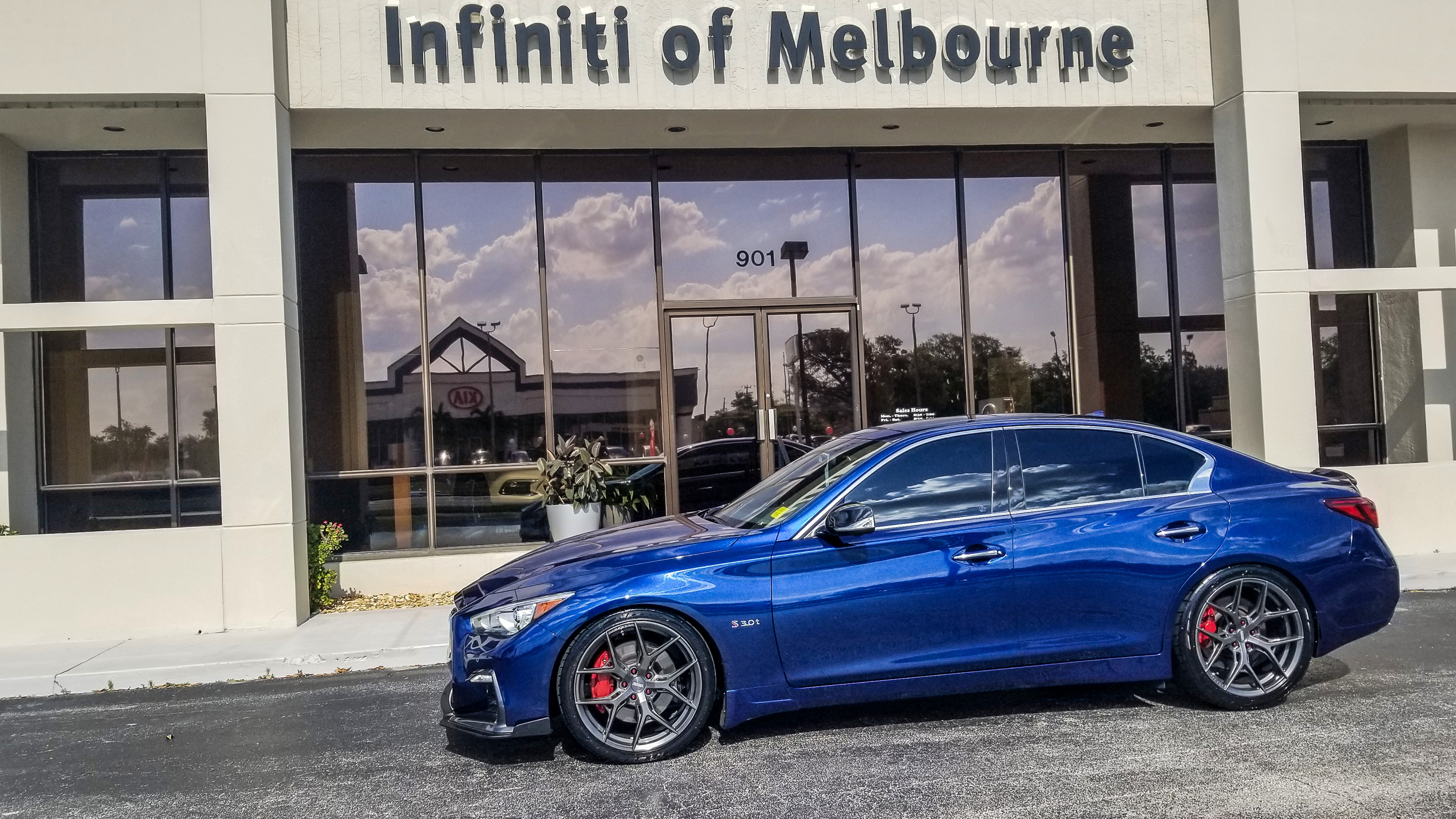 Infiniti of Melbourne - 2020 Infiniti Q50 RS400 STILLEN Front Splitter and Rear Diffuser