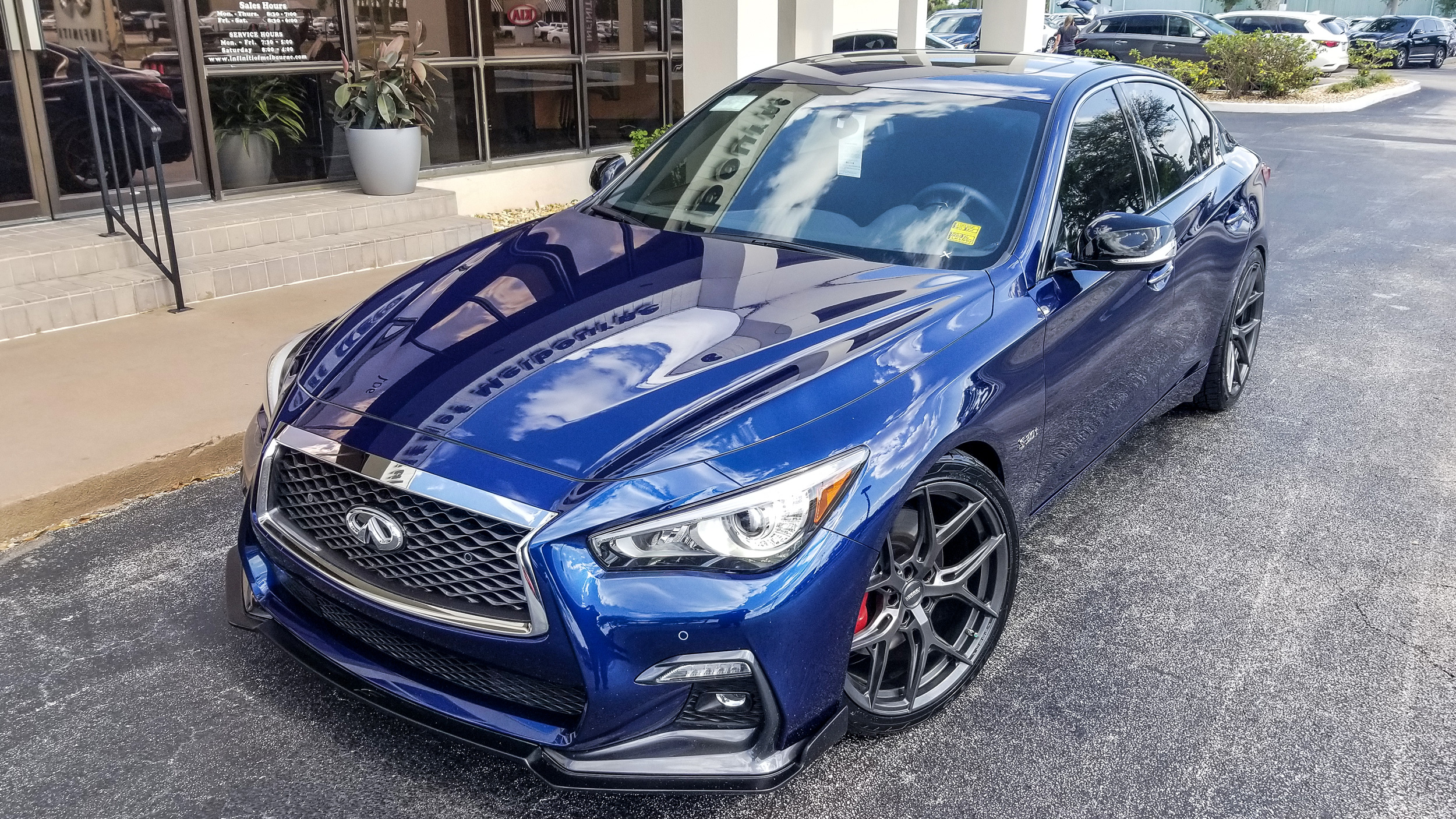 Infiniti of Melbourne - 2020 Infiniti Q50 RS400 STILLEN Front Splitter and Rear Diffuser