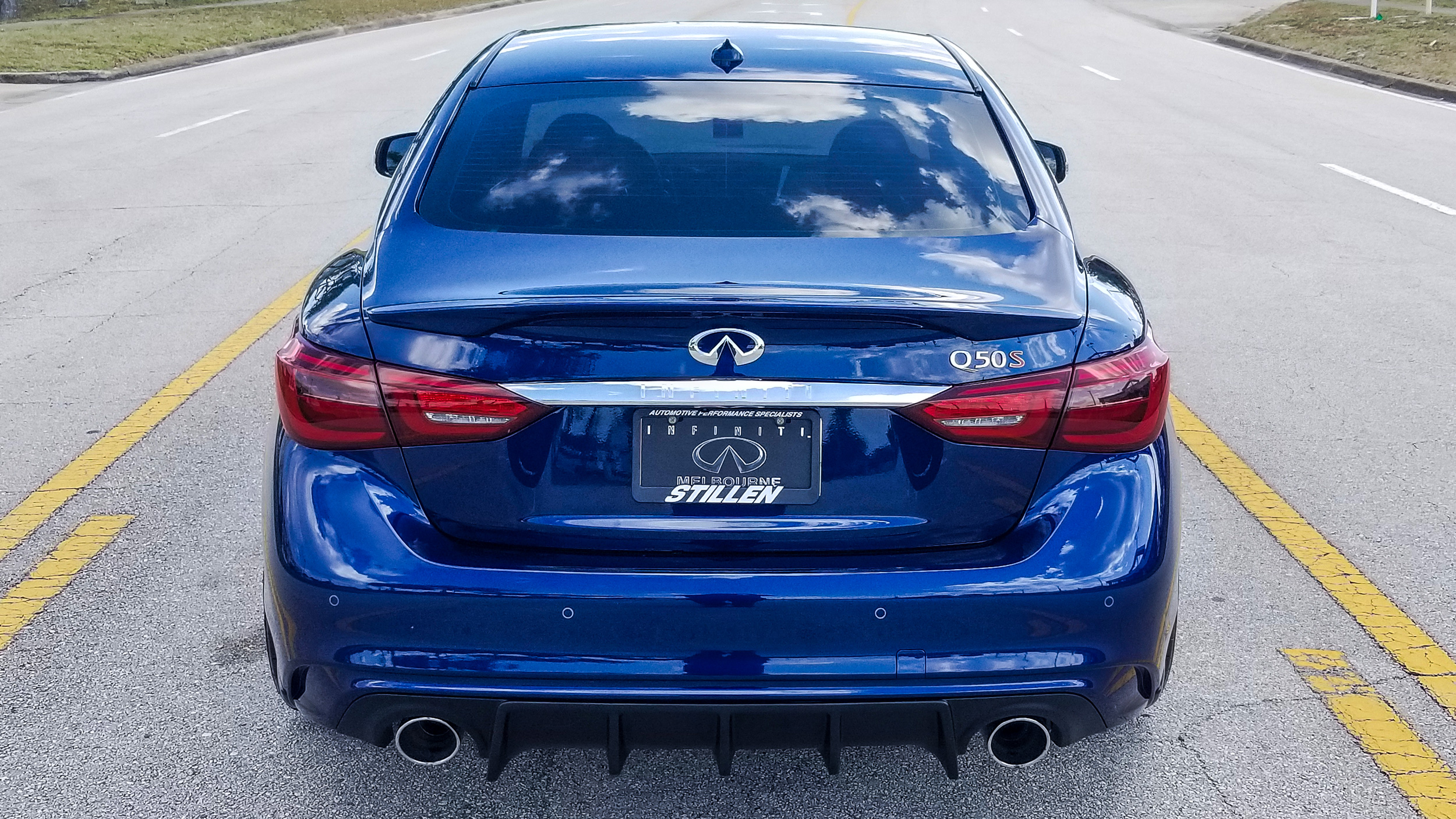 Infiniti of Melbourne - 2020 Infiniti Q50 RS400 STILLEN Front Splitter and Rear Diffuser