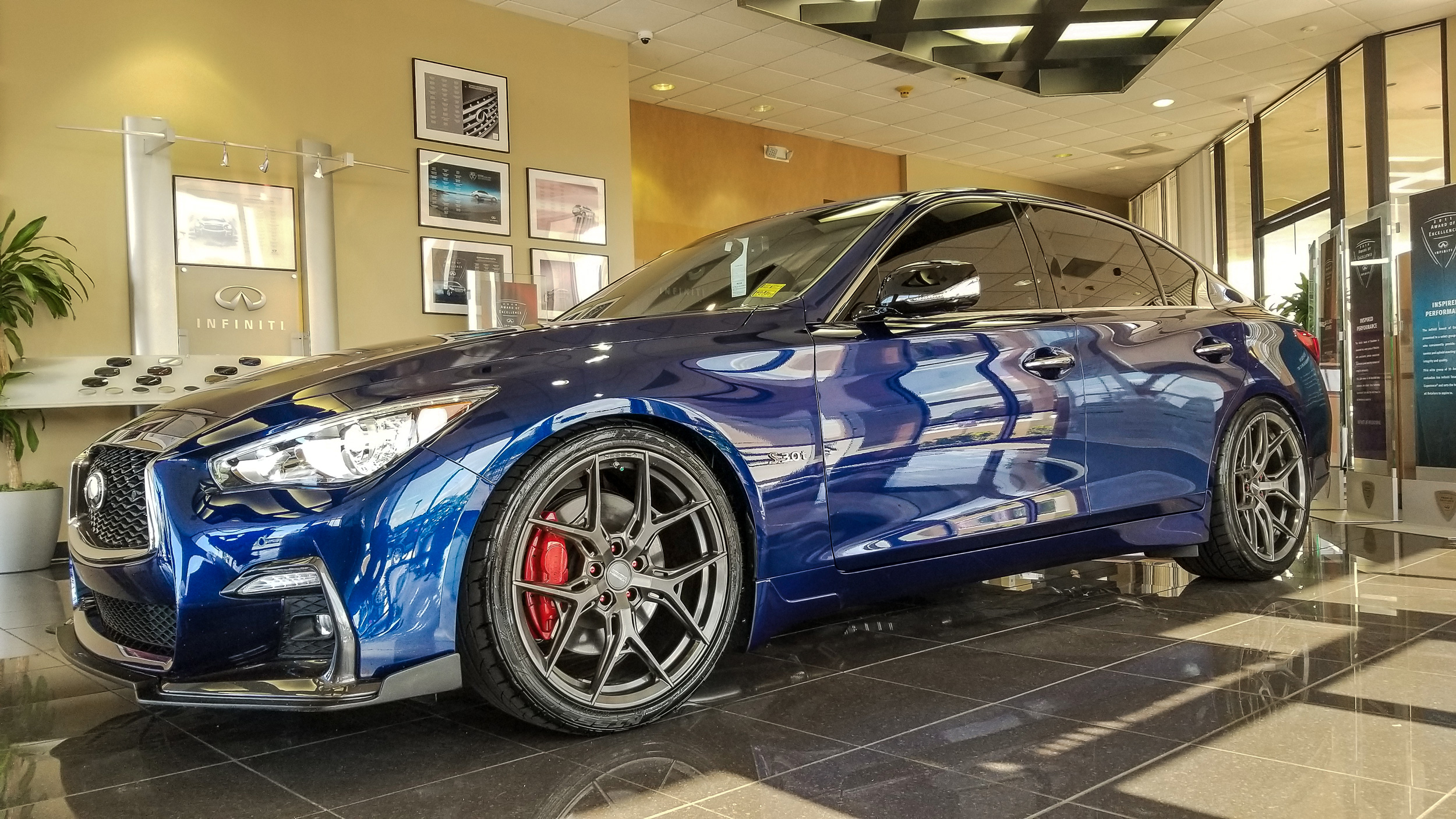 Infiniti of Melbourne - 2020 Infiniti Q50 RS400 STILLEN Front Splitter and Rear Diffuser