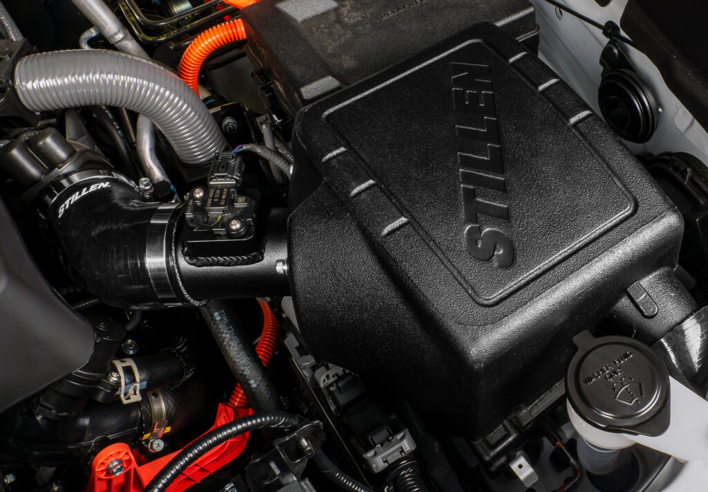 2023-2025 Toyota Sequoia 3.4L V6 Twin Turbo TruPower by STILLEN Cold Air Intake with the TruControl by STILLEN Inline Power Module, Driver Side STILLEN Box